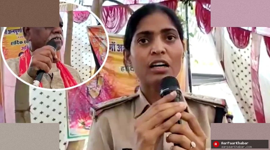 श्योपुर में मंत्री और लेडी SHO के बीच सार्वजनिक तकरार