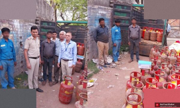 दिल्ली पुलिस का छापा: 45 गैस सिलेंडर बरामद, 3 गिरफ्तार
