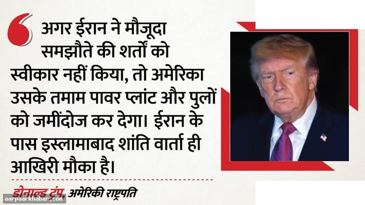 ट्रंप की ईरान को चेतावनी: डील मानो या अंधेरे में डूबो