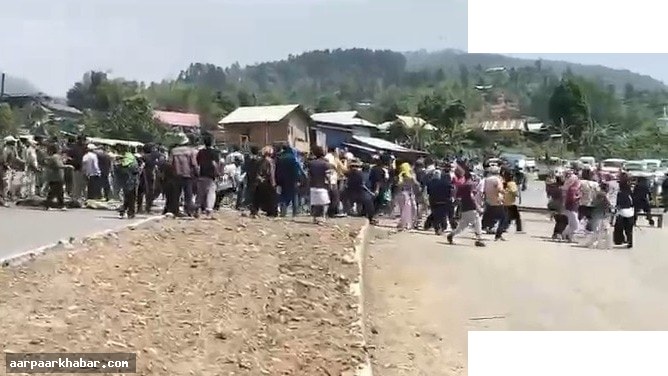 मणिपुर के पहाड़ी जिलों में भीषण झड़प और बंद