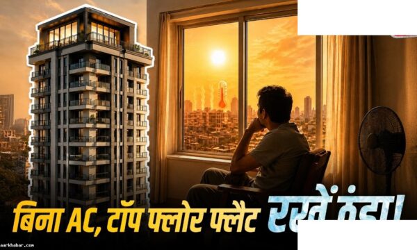 टॉप फ्लोर घर को एसी बिना ठंडा रखें