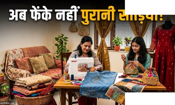 पुरानी साड़ियों को घर सजाने में करें इस्तेमाल