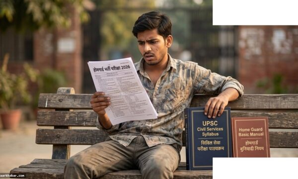 यूपी होमगार्ड एग्जाम में UPSC लेवल के सवाल