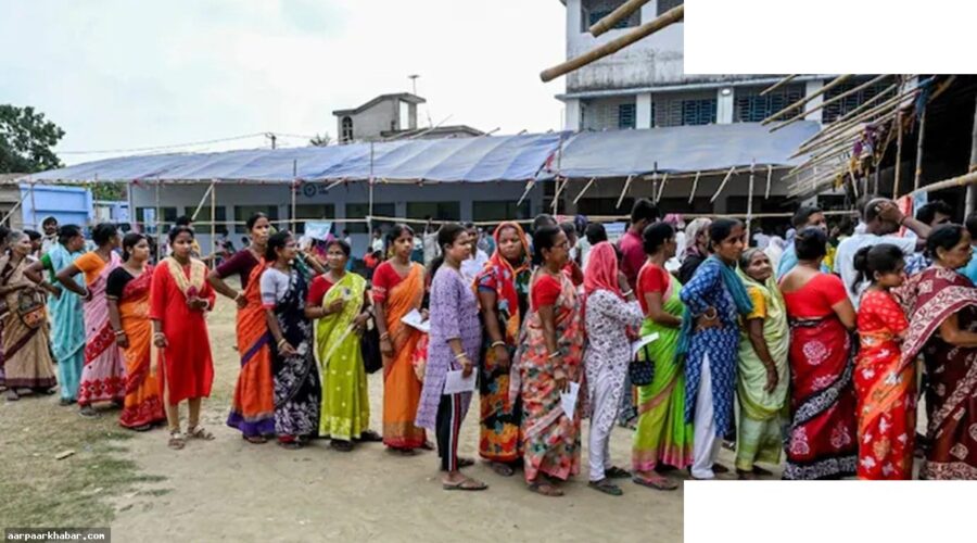बंगाल के 15 मतदान केंद्रों पर री-पोलिंग शुरू