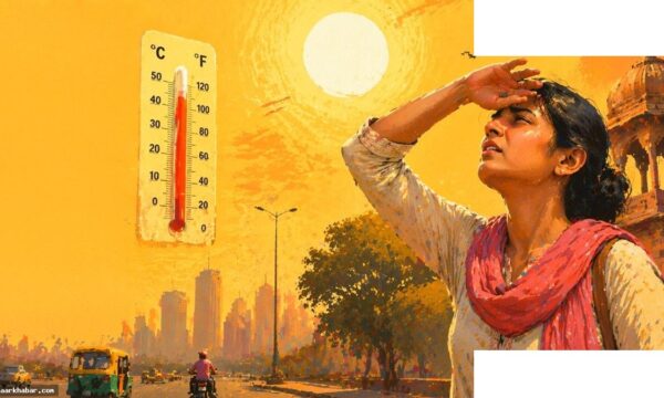 उत्तर भारत में भीषण हीटवेव, 47 डिग्री तापमान