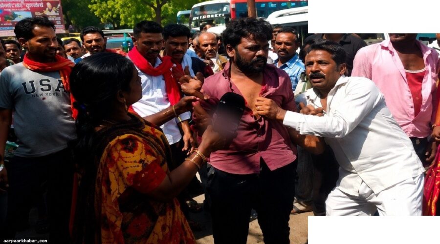 सास ने बहू को 50 चप्पलें मारीं, वीडियो वायरल