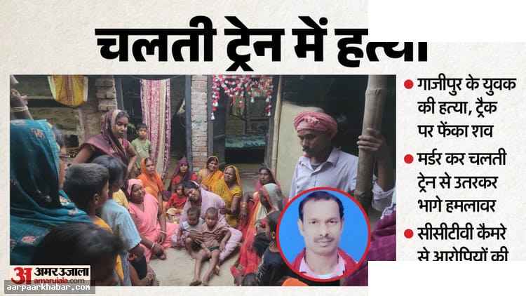 यूपी ट्रेन हत्या: चलती ट्रेन में यात्री की गोली से मौत