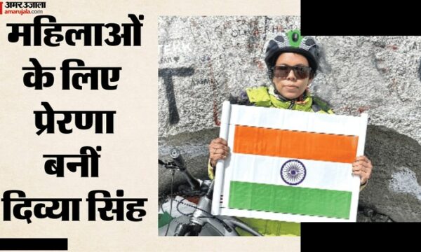 दिव्या ने साइकिल से फतह किया एवरेस्ट बेस कैंप