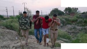 महिला वेश में लूटपाट करने वाले गिरोह को पुलिस ने पकड़ा