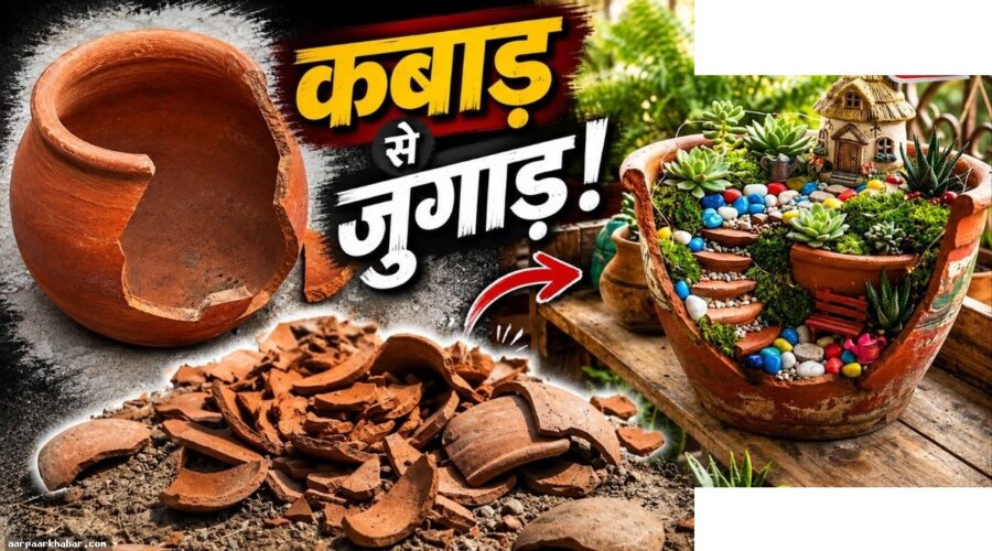टूटे मटके को रीयूज करने के शानदार तरीके