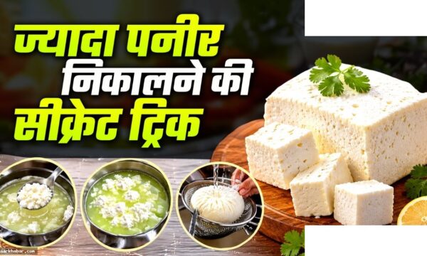 आधा लीटर दूध से बनाएं ज्यादा पनीर – आसान तरीका