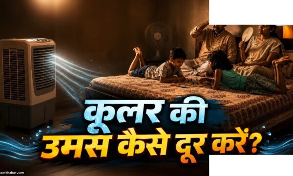बंद कमरे में कूलर की चिपचिपी हवा से बचाव की ट्रिक