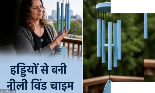 महिला ने बहन की हड्डियों से बनाया विंड चाइम