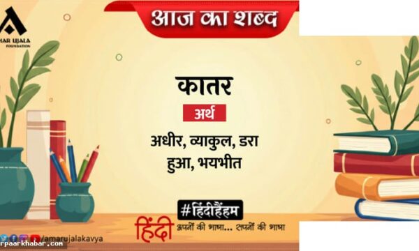 कातर और अशोक वाजपेयी की कविता का विश्लेषण