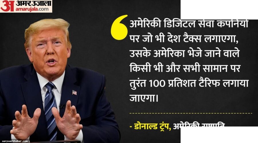 ट्रंप का यूरोप को 100% टैरिफ का धमकी