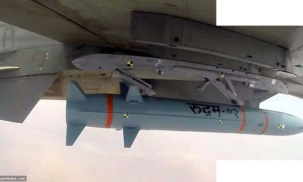 रुद्रम-2 मिसाइल का सफल परीक्षण, चीन-पाक रक्षा व्यवस्था को चुनौती