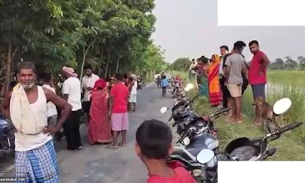 बिहार में पिता ने पत्नी और 3 बच्चों को नहर में फेंका