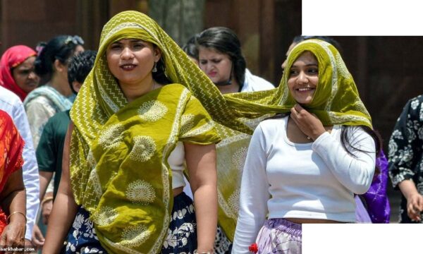 दिल्ली में भीषण गर्मी, पारा 41°C, उमस में 48°C जैसा अनुभव