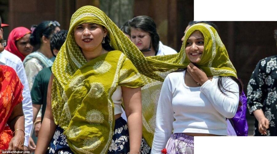 दिल्ली में भीषण गर्मी, पारा 41°C, उमस में 48°C जैसा अनुभव