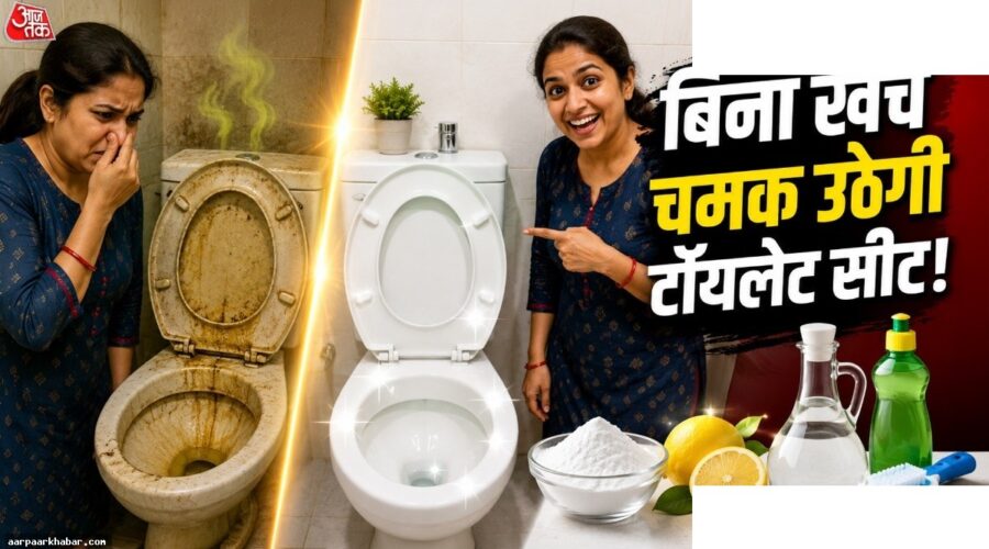 टॉयलेट सीट की पीली पड़ी साफ़ करने के 6 घरेलू तरीके