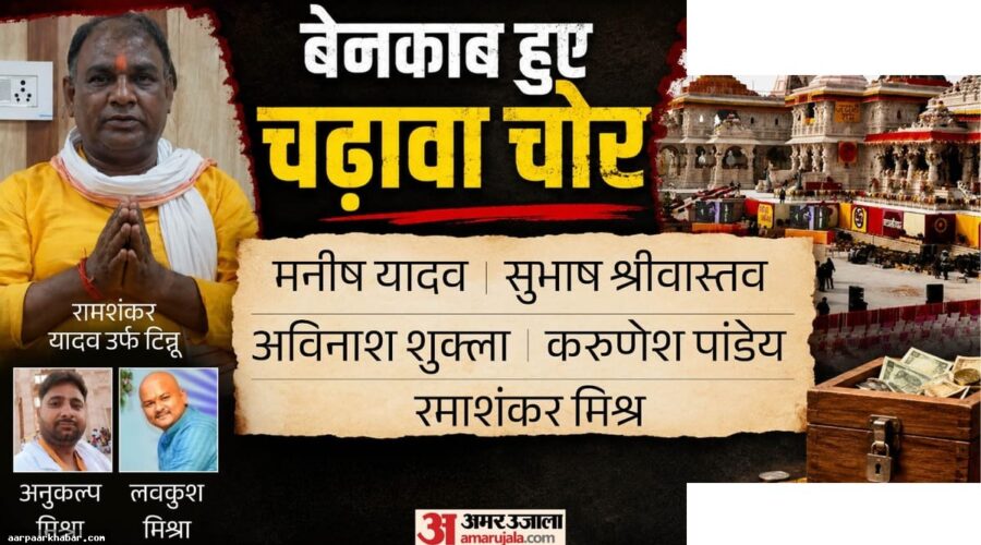 राम मंदिर चढ़ावा चोरी: 8 आरोपी गिरफ्तार