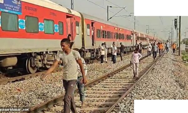 मुरैना में ट्रेन हादसा: आग की अफवाह से कूदे यात्री