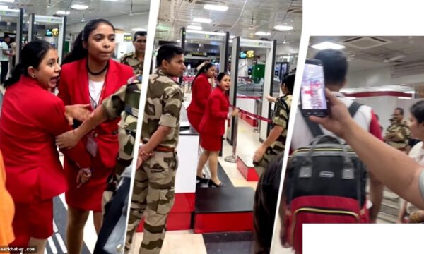 स्पाइसजेट स्टाफ और यात्रियों में गाली-गलौज की घटना