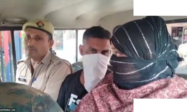 बुर्का पहन कर सोने के जेवर चोरी करने वाला दिल्ली कपल पकड़ा गया