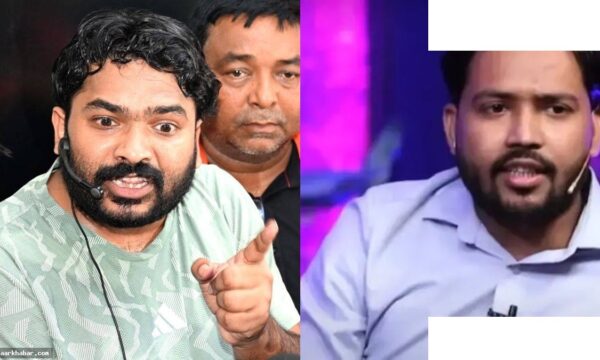 रौशन आनंद का थाने के बाहर धरना, खान सर के खिलाफ FIR की मांग