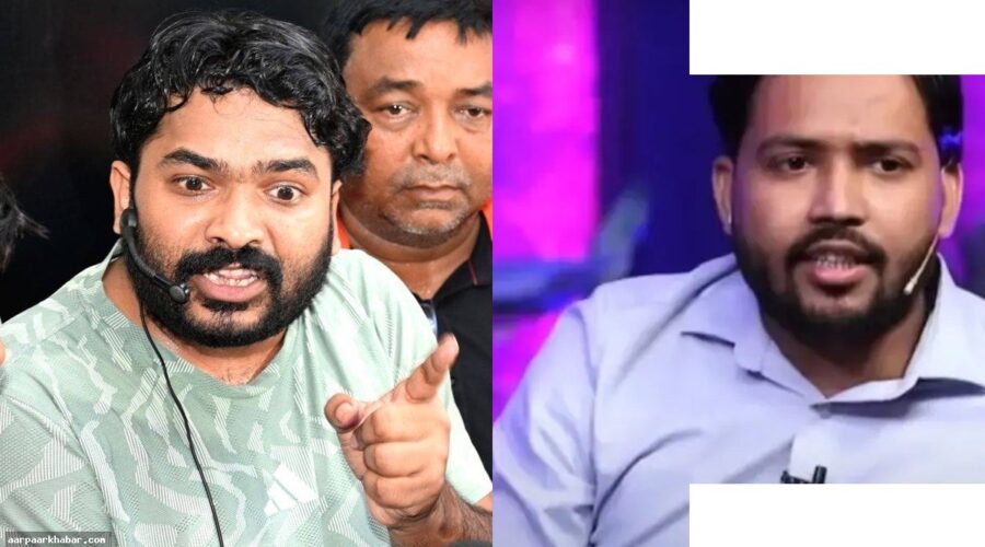 रौशन आनंद का थाने के बाहर धरना, खान सर के खिलाफ FIR की मांग
