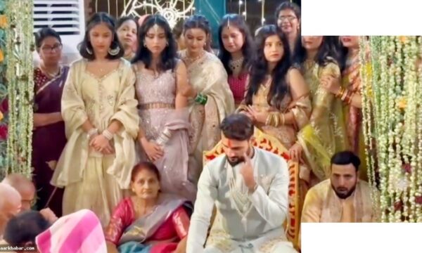 आकाश दीप का तिलक समारोह, गांव की परंपरागत रौनक