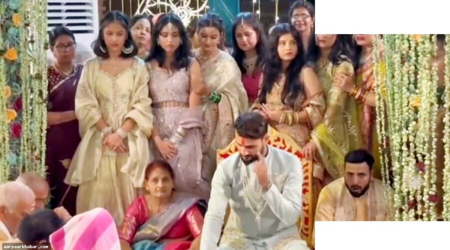 आकाश दीप का तिलक समारोह, गांव की परंपरागत रौनक