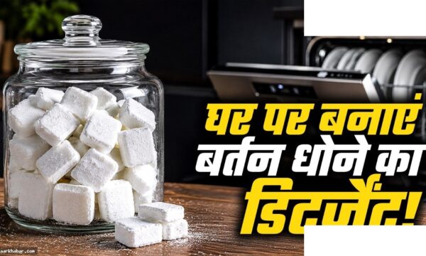 घर पर बर्तन धोने का डिटर्जेंट बनाएं आसानी से