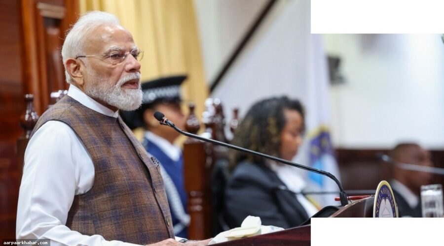 सेशेल्स संसद में मोदी का भाषण, ब्लू इकॉनमी पर जोर