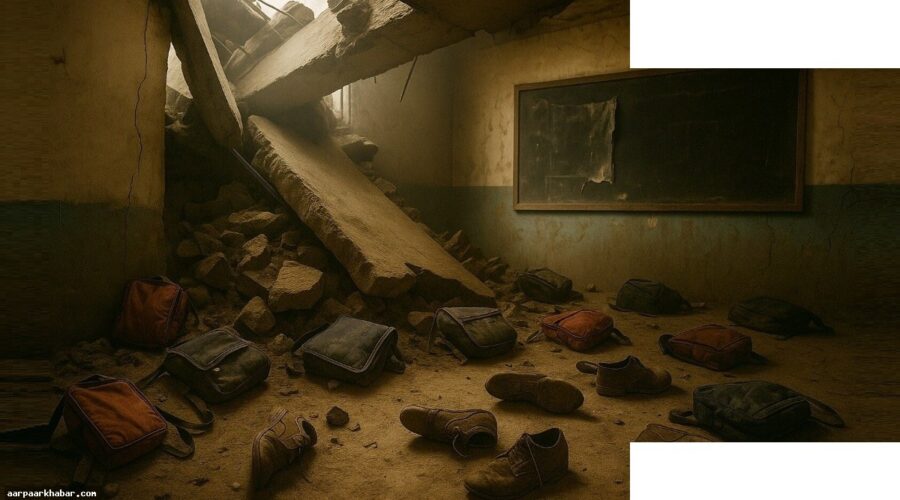 लाहौर ट्यूशन सेंटर छत गिरने से 14 बच्चों की मौत