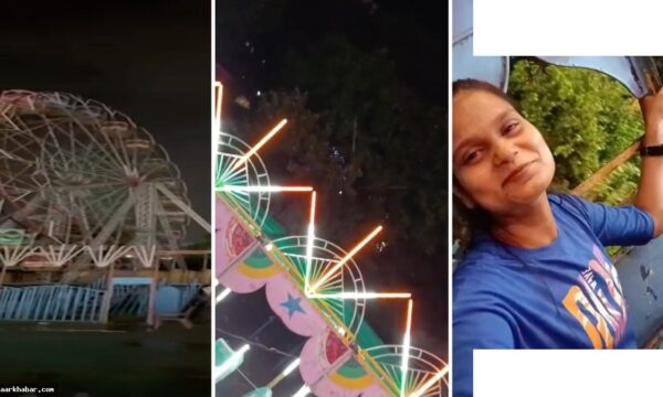 लखनऊ में सावन महोत्सव पर झूला टूटा, 5 घायल